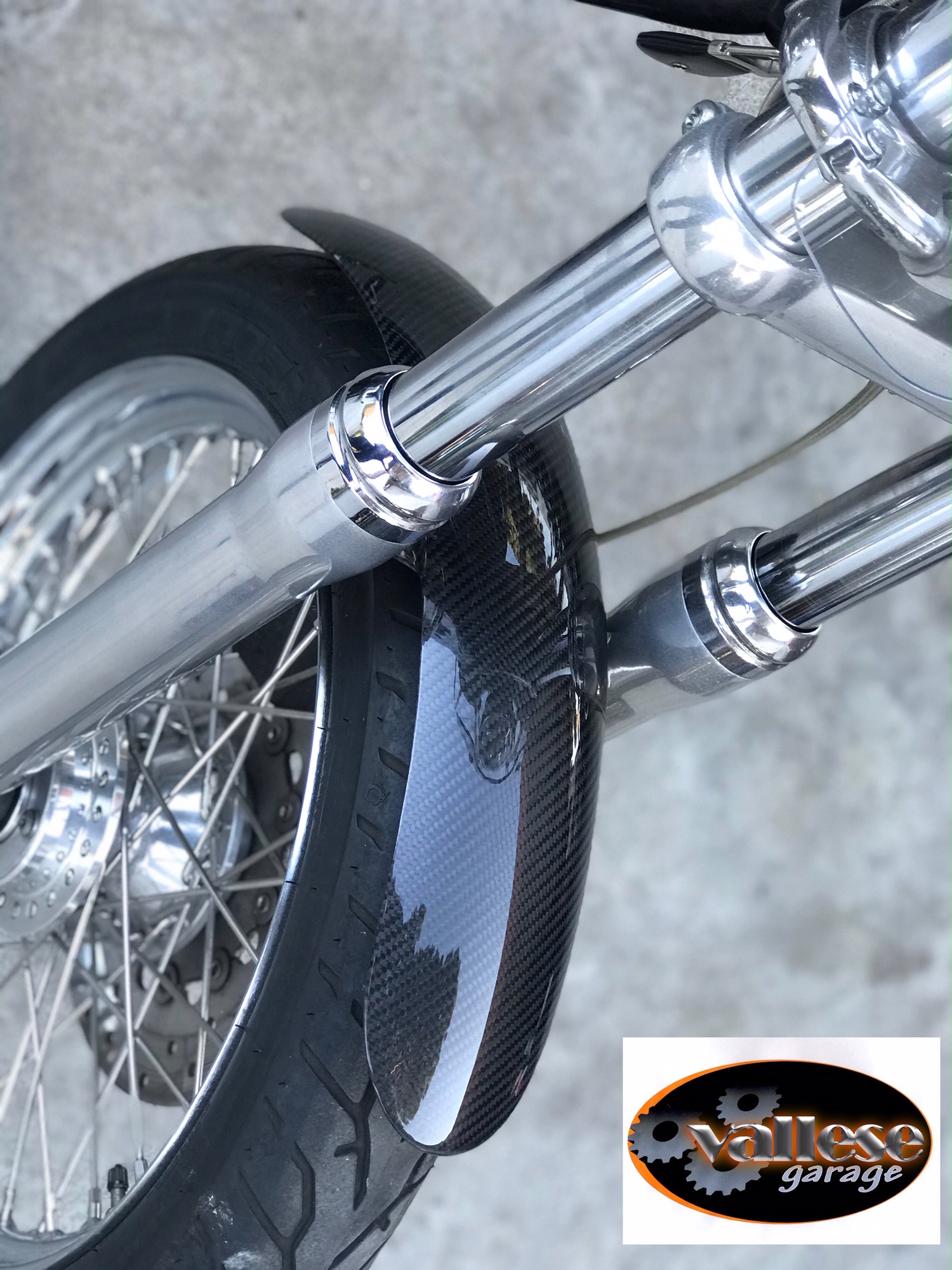 FULL CARBON FRONT FENDER DYNA 0617 Vallese Garage